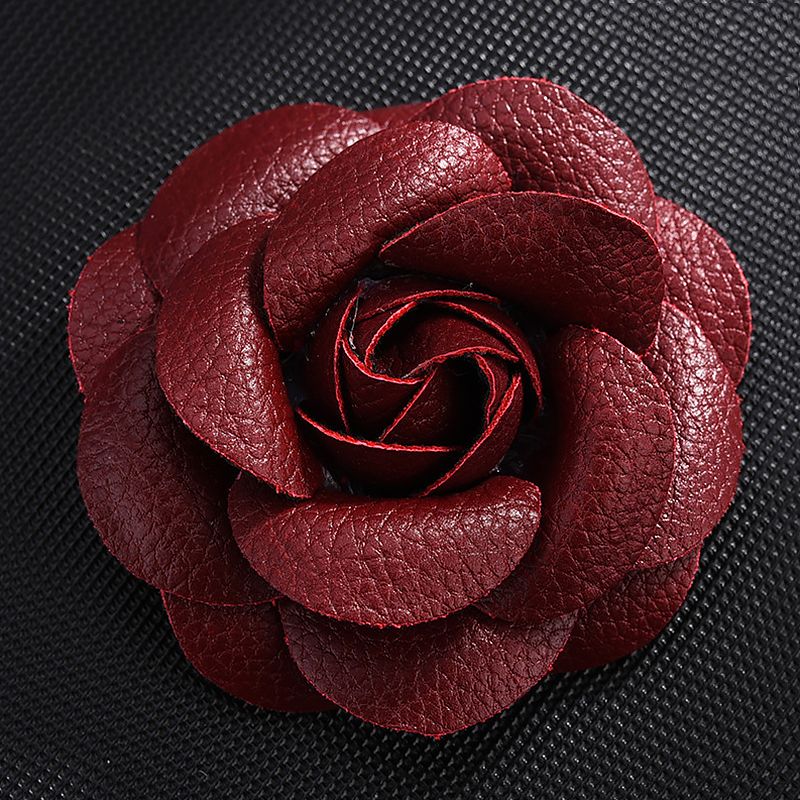 And Other Stories Scarves Women Quality Leather Camellia Flower Brooch Pins  Women Suit Sweater Shirt Pin Broochs Handmade DIY From Tieshome, $0.75