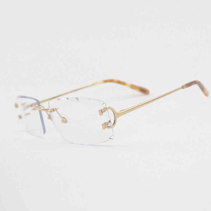 Lentille transparent d'or,