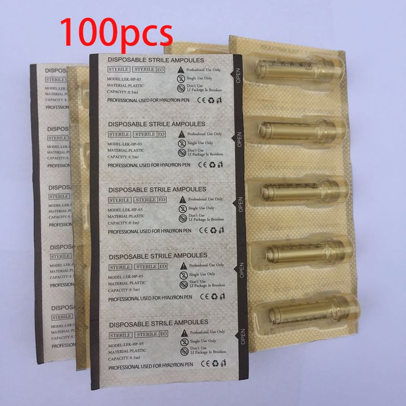 100pcs التي 0.5ml أمبولة