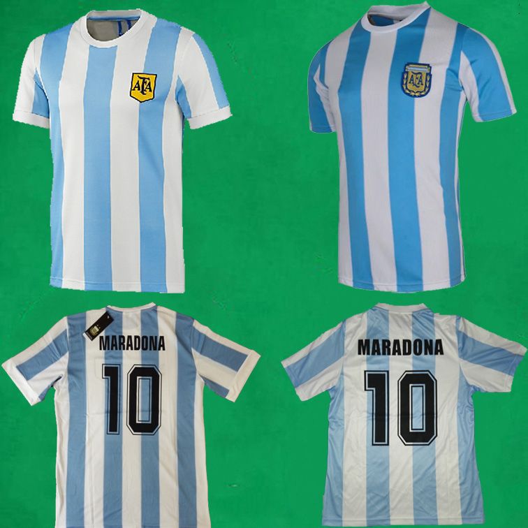 2020 1978 Argentina Retro Soccer Jerseys 1986 Maradona Argentina Retro Football Shirts Men Vintage Maillot Camisetas De Futbol Soccer Uniforms From Michellelyh511 15 25 Dhgate Com