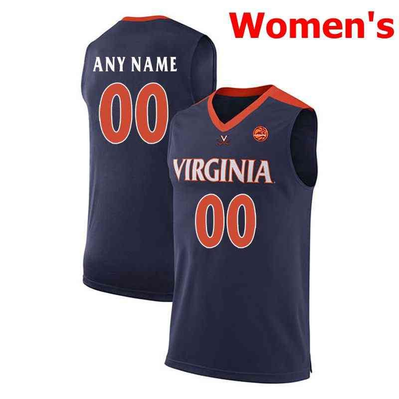 Womens Navy White Name