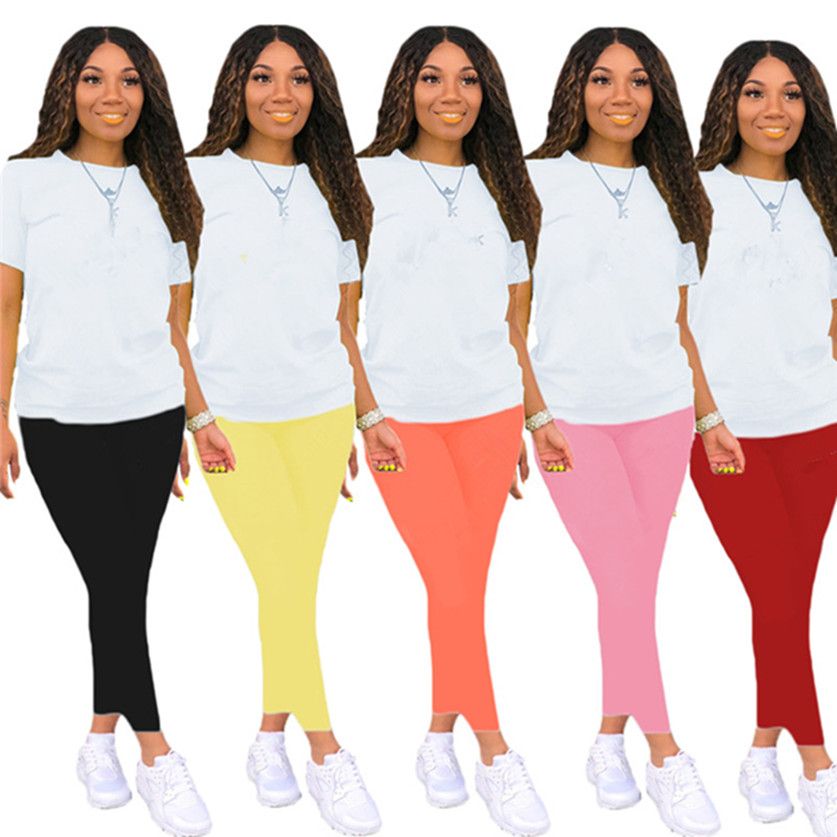 Summer Women Black Outfits Jogging Suit 