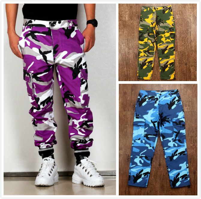 Compra Los Pantalones De Color Camo BDU Camuflaje De Carga Hombres Mujeres  Casual Streetwear Bolsillos Del Basculador Naranja Táctico Pantalón De Hip  Hop Plancha 201111 Barato | Entrega Rápida Y Calidad | Es.Dhgate
