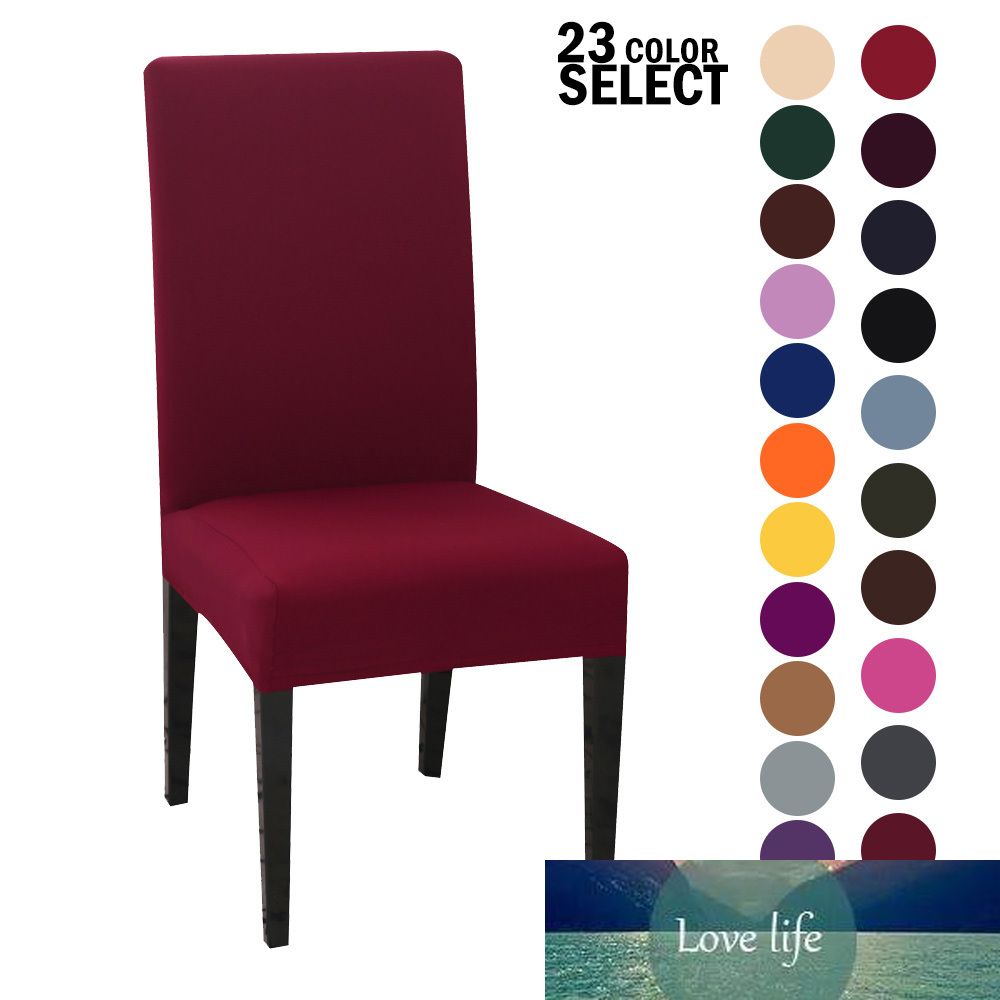 1/2/Solid Color Chair Cover Spandex Stretch Elastic Slipcovers Chair