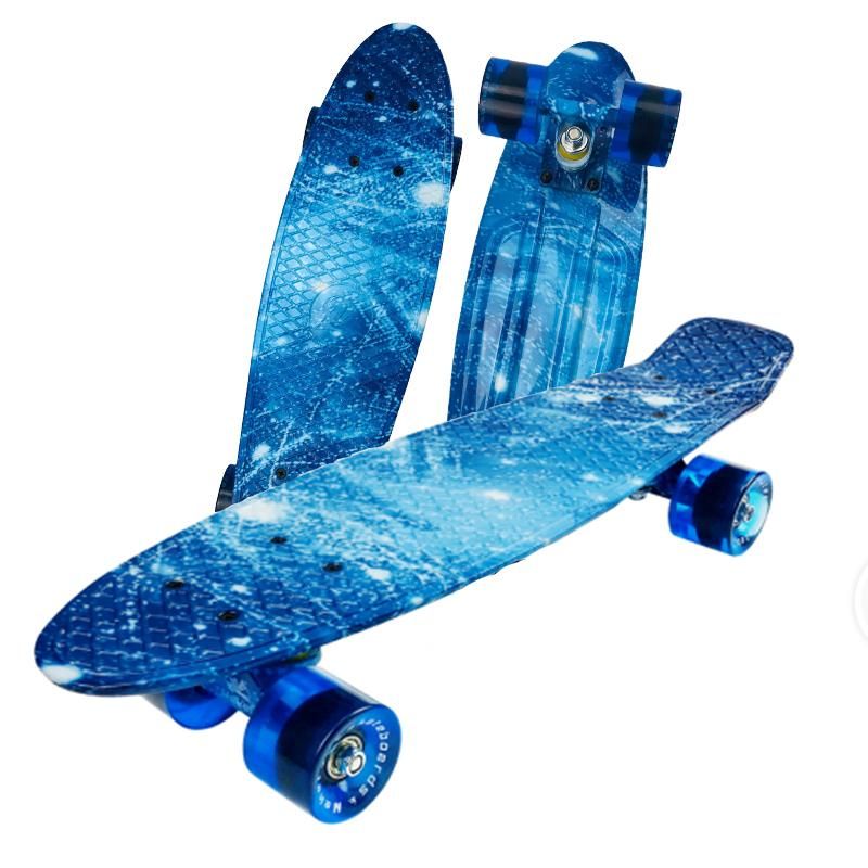 2020 Jusenda 22inch Skateboard Longboard Mini Cruiser Penny Board Complete Retro Printed Skate