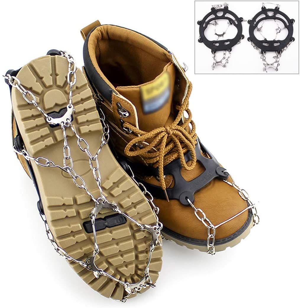Compra Aoutacc 10 Spikes Crampones Hielo Tracción Grapas De Hielo Nieve  Apretones Para Las Botas Para Mujer Para Hombre Zapatos Para Niños Caja De  Seguridad Protect Ligera Crampones, Senderismo, Barato | Entrega