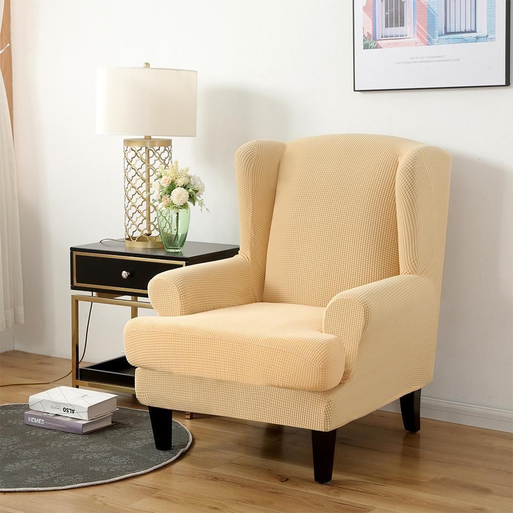 Bisque-Wing Chair Cover