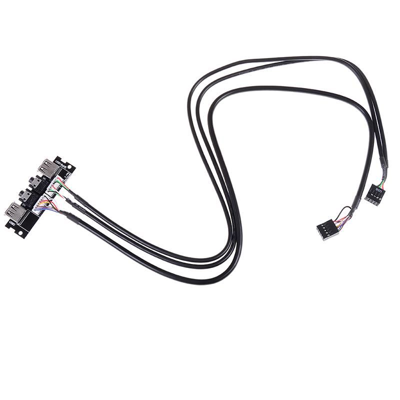 2 puertos USB3.0 hembra a PC placa base 20 pines cable plano 1.5 pies 