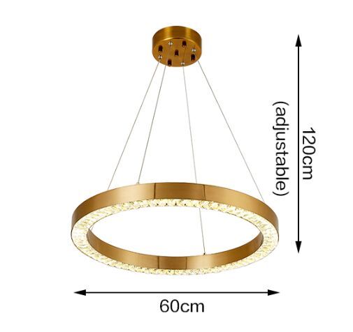 DIA60cm ciepły biały