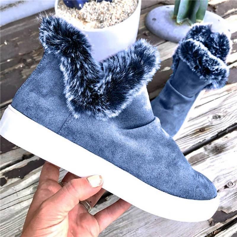 Compre Botas Nieve Mujeres Zapatos Cálidos Peluche Piel Tobillo Invierno  Femenino Casual Leopardo Calzado Tallas Grandes Damas Suede1 A 31,83 € Del  Tchai | Es.Dhgate.Com