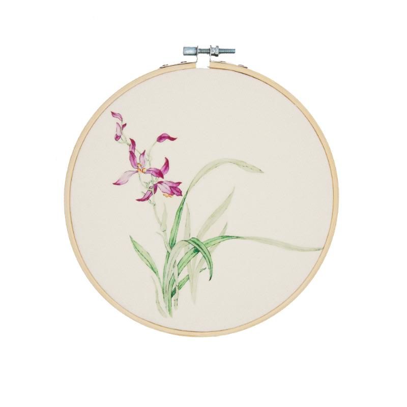 21 One Piece Handmade Wall Desk Decorations Home Shop Bar Wedding Scene Ornaments Cotton Canvas Hand Painted Orchid No Qc 1810 From Williem 12 91 Dhgate Com