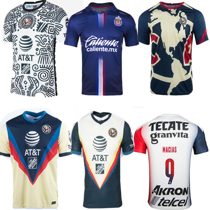 21 Club America Soccer Jersey 21 Guadalajara Chivas 21 Home Away Third Liga Mx Pre Match Football Shirt From Wuqiliang5618 12 47 Dhgate Com