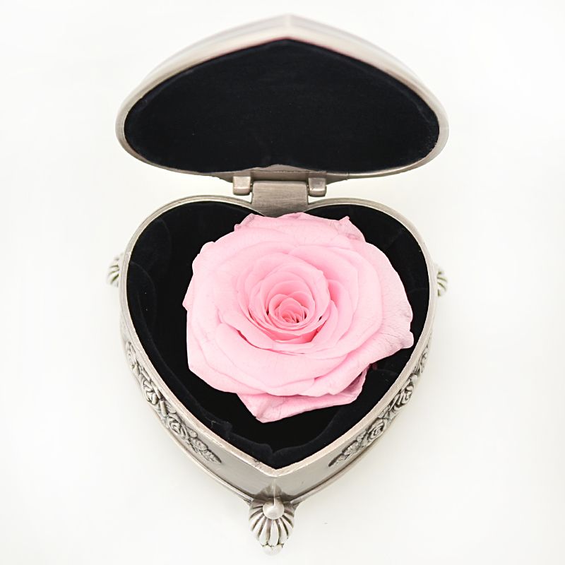 Pink Rose Heart Case