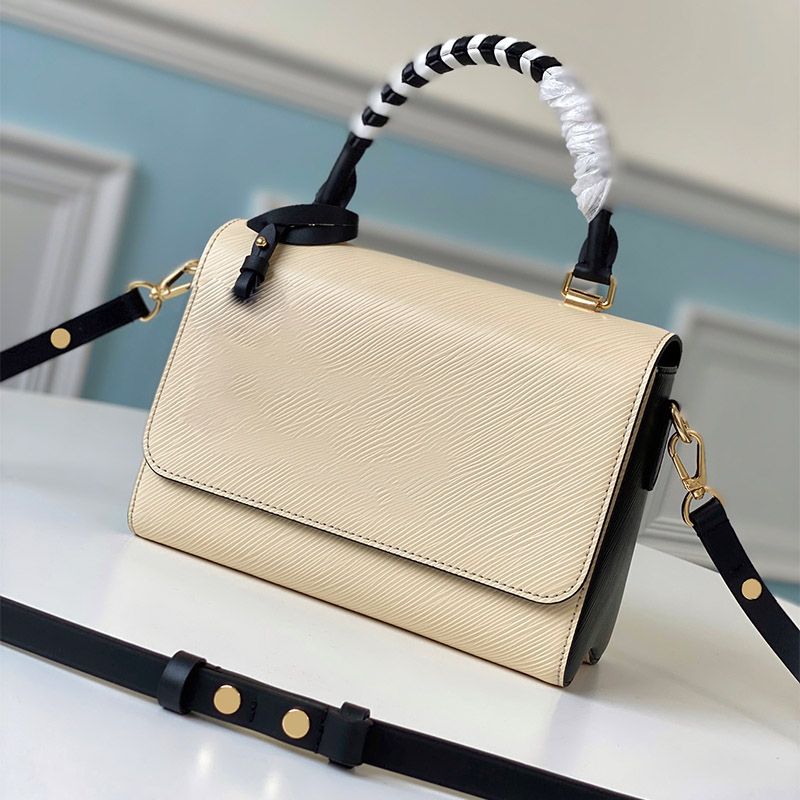 cream designer cross body bolsa