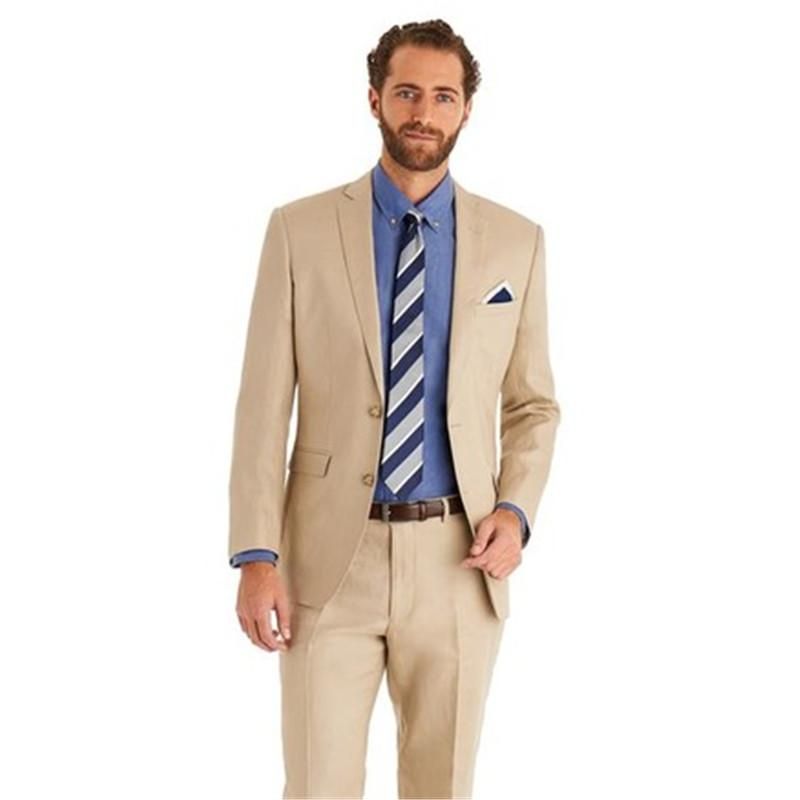 2022 Mens Suits \u0026 Blazers Khaki Formal 