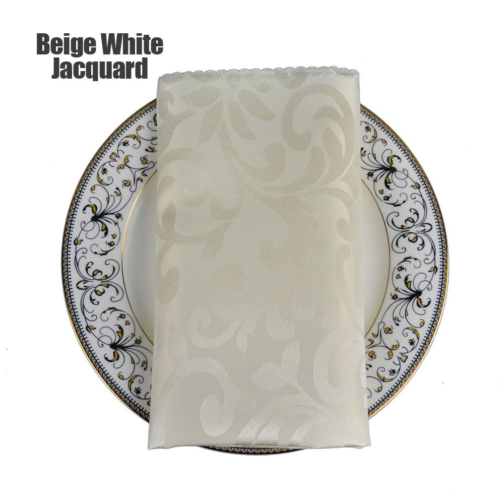 beige blanc Jacquard