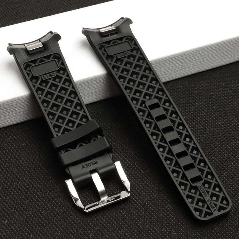 22mm High Quality Rubber Silicone Watch Band For Fit IWC Aquatimer