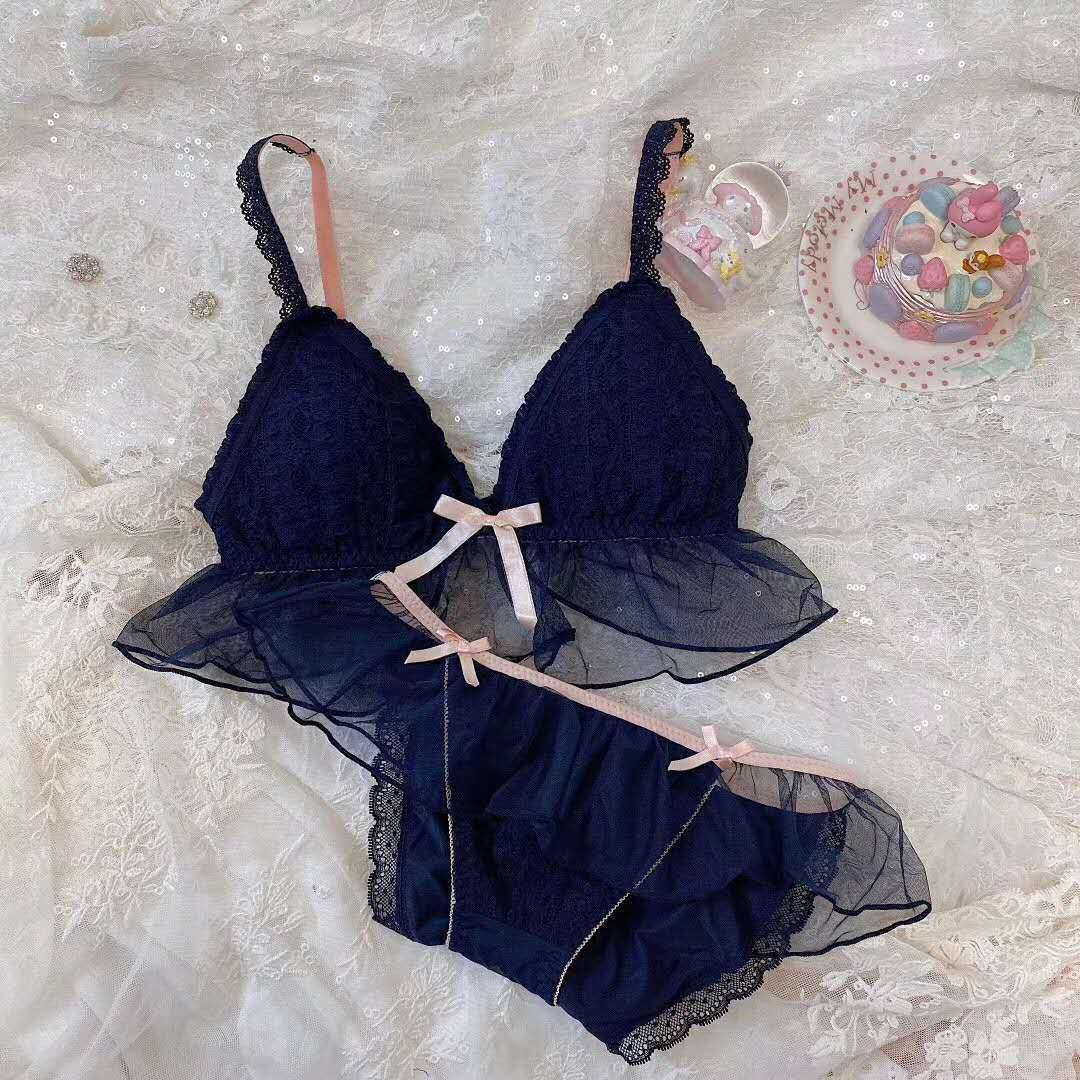 wire free romance lace bra