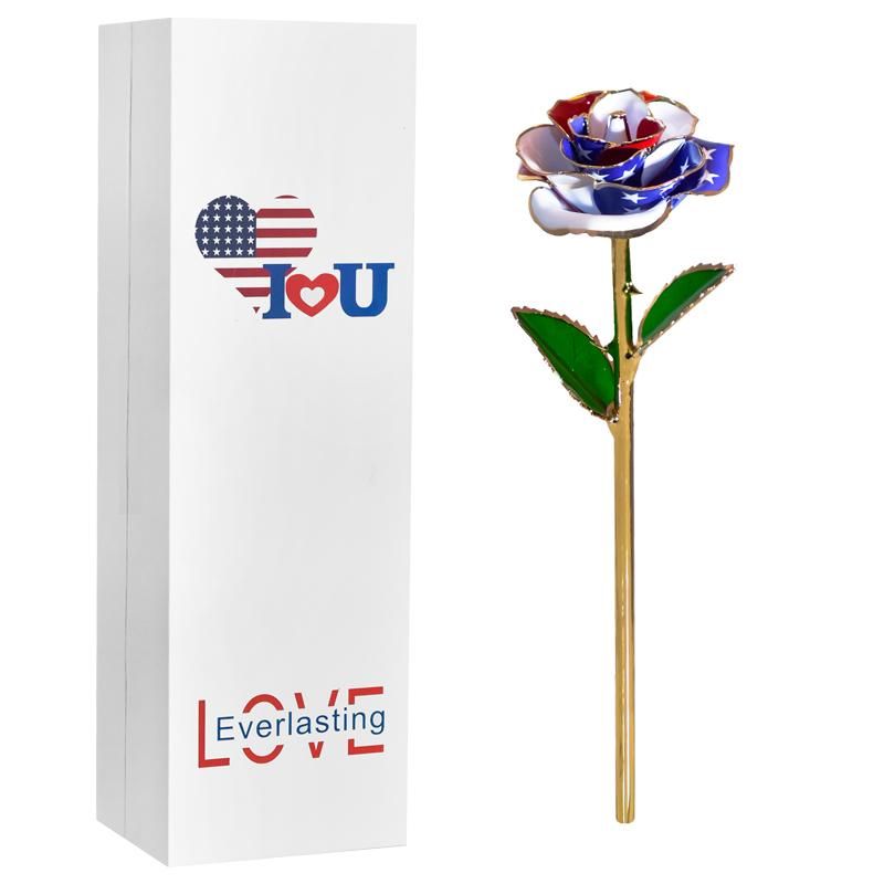 US -Flagge Rose