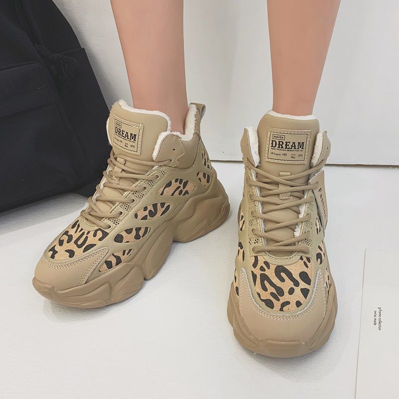 Koop 2021 De Nieuwe Vrouwelijke Luipaard Mode Chunky Winter Sneakers Korte  Gevulde Warme Schoenen Dames Appartement Verhuur Zelfs Platform 49qa  Goedkoop | Snelle Levering En Kwaliteit | Nl.Dhgate