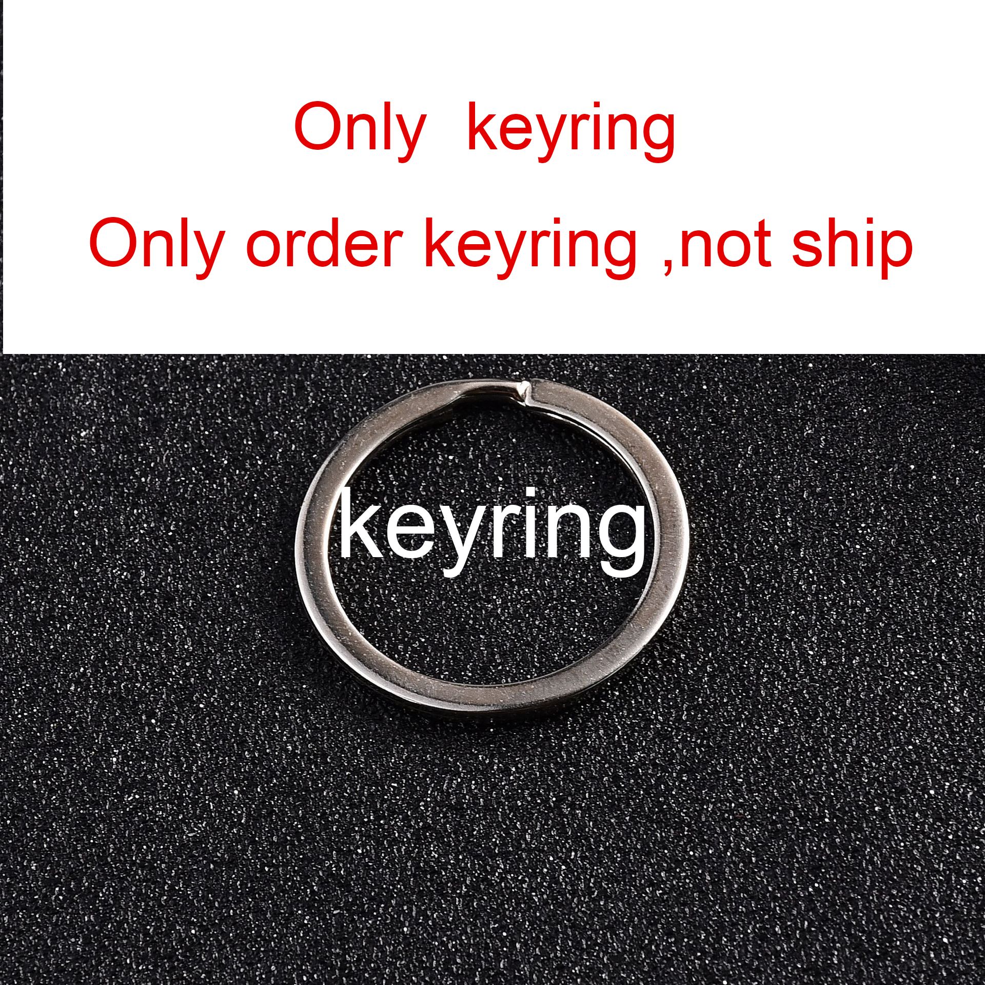 Nur Schlüsselring (kein Schlüsselbund)