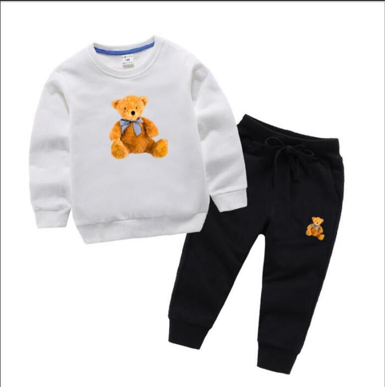 Oso Logo Marca Lujo Diseñador Bebé Otoño Otoño Ropa Conjunto Niños Niño  Niña Manga Larga Con Capucha Y Pantalones Trajes De Chándal De Moda Trajes  De 15,64 € | DHgate