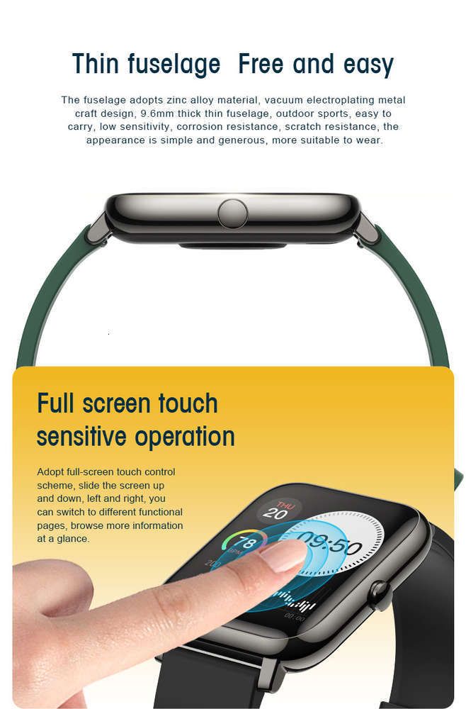 P22B Smart Watch Heart Rate | Waterproof | Fitness (iPhone \u0026 Android) -  Avalon - Local Online Shopping