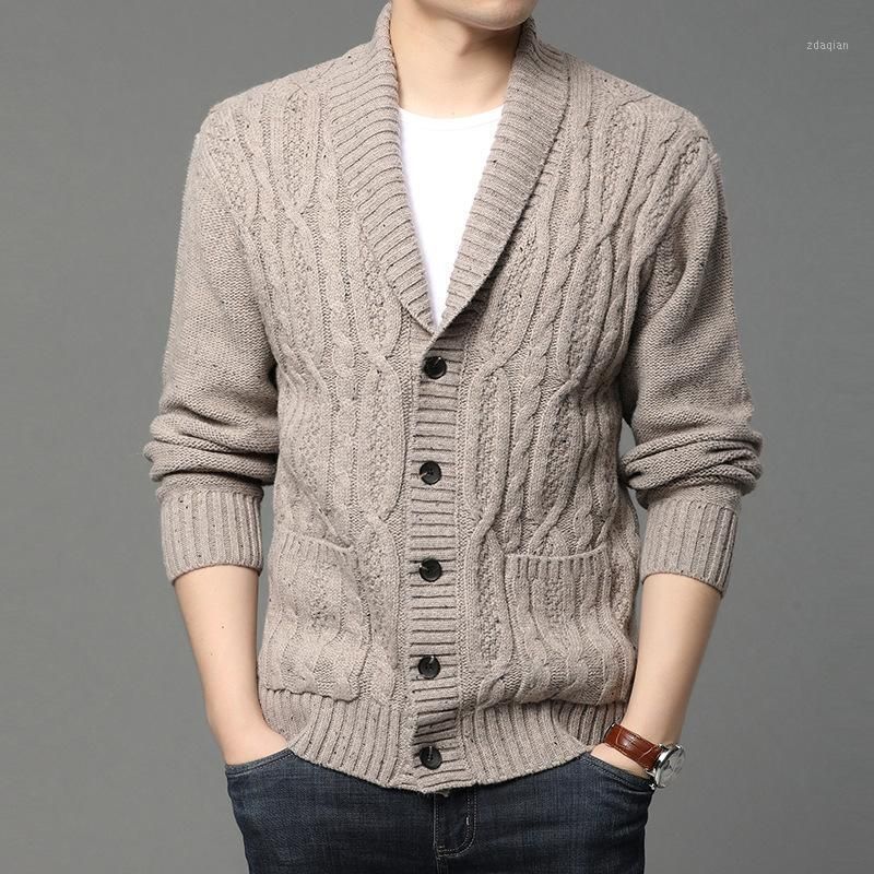 Compra Suéteres Para Hombre Lana De Alta Calidad Elegante Suéter Retro De  Gran Tamaño Moda Moda De Punto Cardigan Para Hombre Ropa Abrigo De Invierno  Blanco Blanco Buy1 Barato | Entrega Rápida