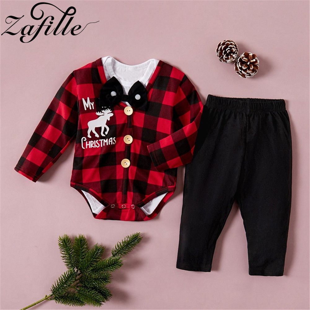 Compra Zafille Baby Boy Ropa Set 3 Unids Plaid Elk Imprimir Baby Boy  Christmas Gentleman Outfits + Necktie Año Nuevo 2021 Ropa Para Bebé 201127  Barato | Entrega Rápida Y Calidad | Es.Dhgate