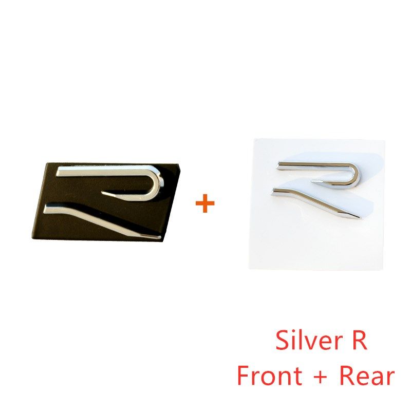 2 PCS Lot Silver R