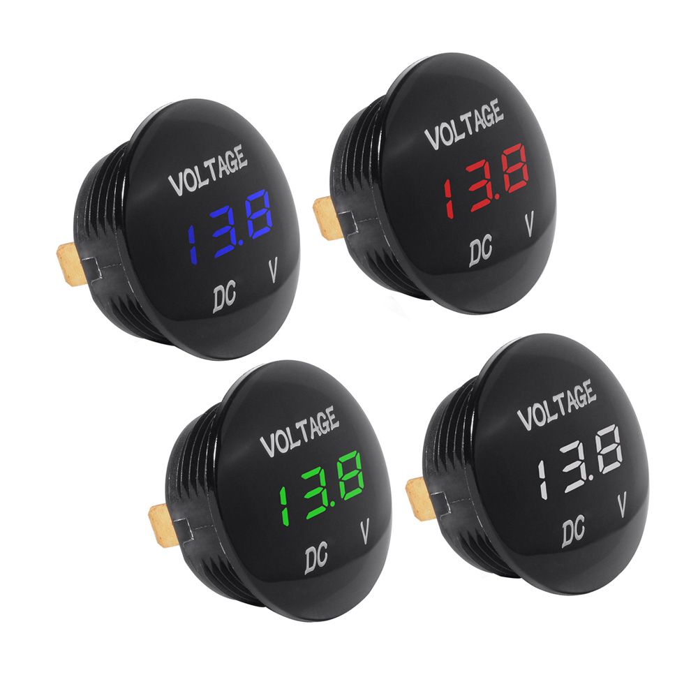 2021 12v Led Display Waterproof Motorcycle Voltmeter Gauge Voltage Meter Led Digital Voltmeter For Motorcycle Car Gauges From Sportop Company 2 68 Dhgate Com