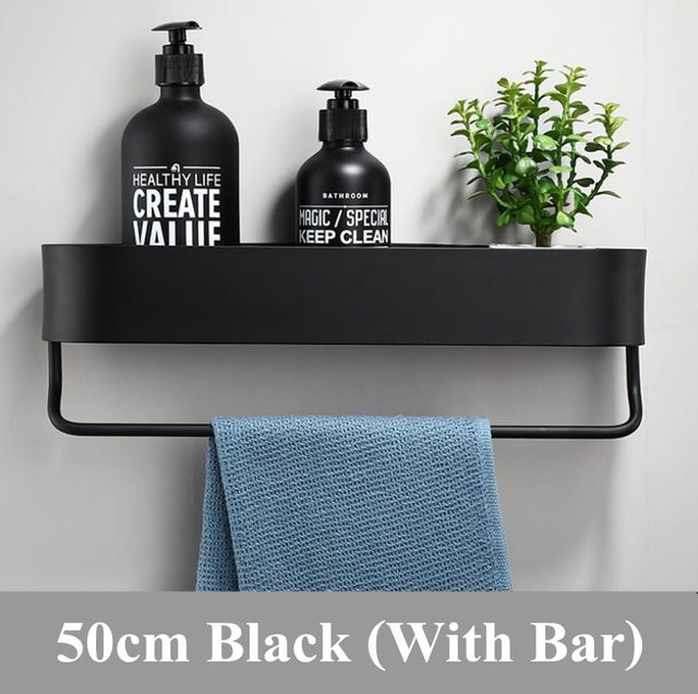 50cm svart med bar