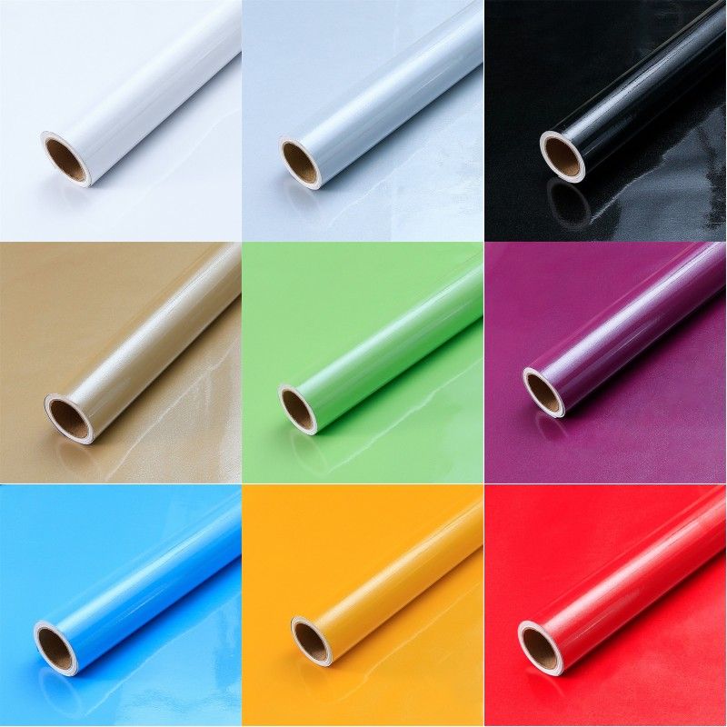 Glossy Black Contact Paper Peel And Stick Wallpaper Pearlescent