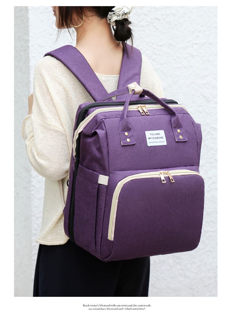 Zaino Unicorno Scuola con Astuccio porpora