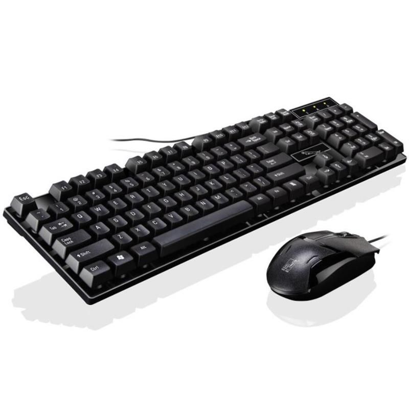 Black Keyboard and Mouse