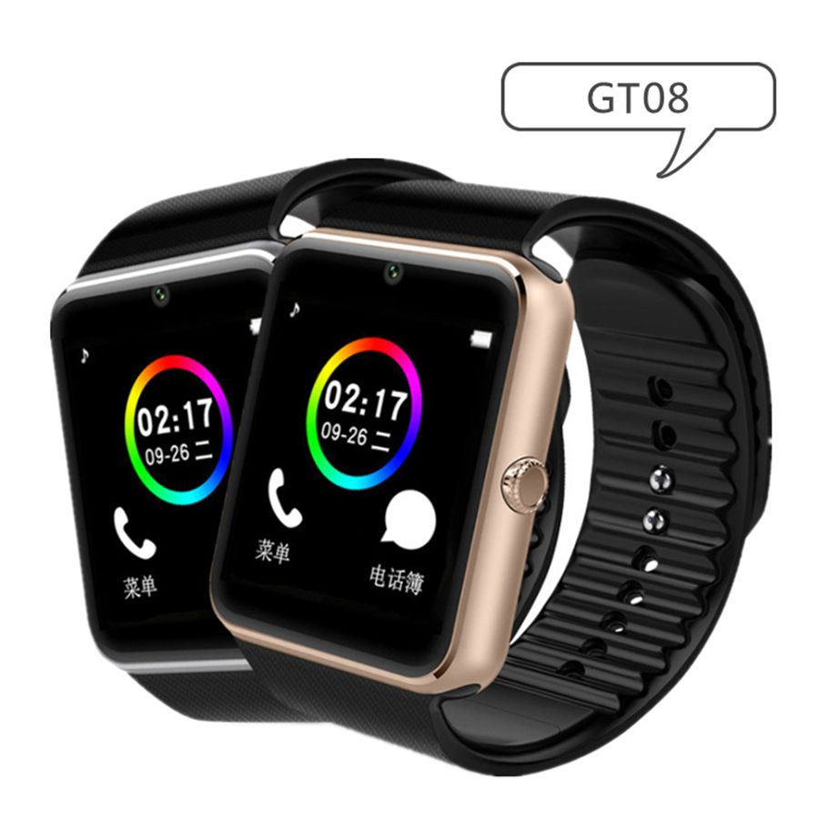 Anniv Coupon Below] GT08 Bluetooth Smart Watch Watches With SIM Card And NFC Health Watchs For Android Samsung Smartphone Bracelet Smartwatch From Boyuancase, $7.51 | DHgate.Com