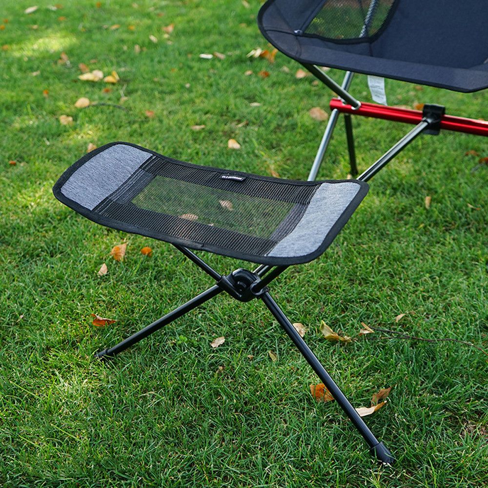 Camping Chair Retractable Footrest Portable Folding