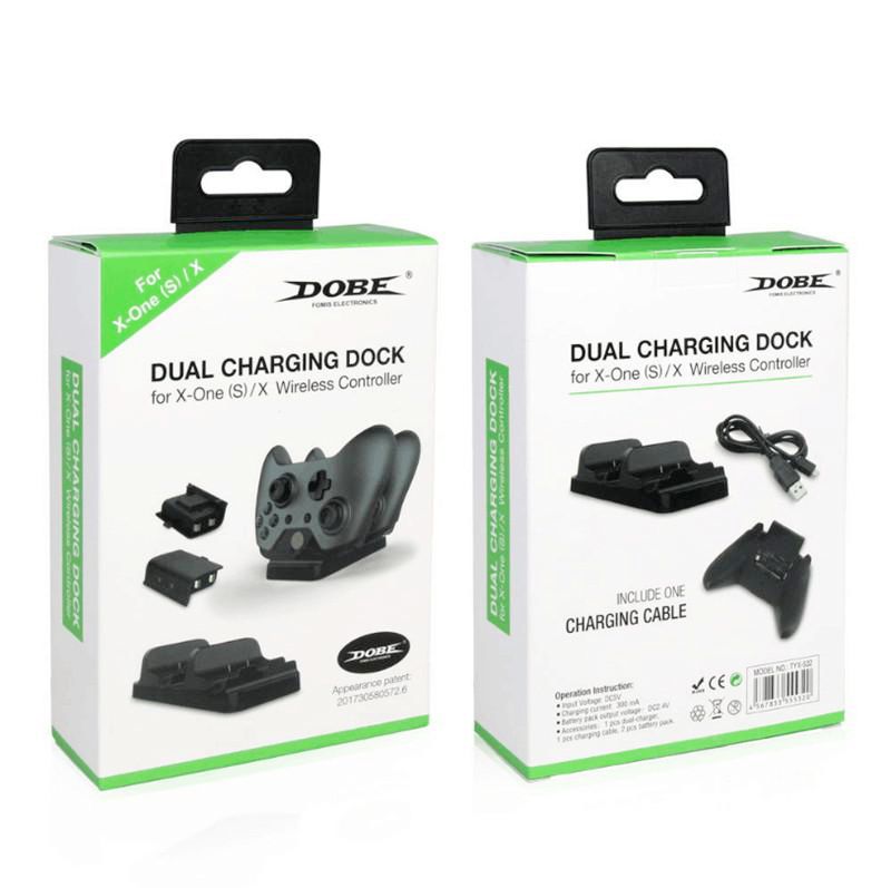 Dual Battery Wired Charging Dock Kit For Xbox One (Used)