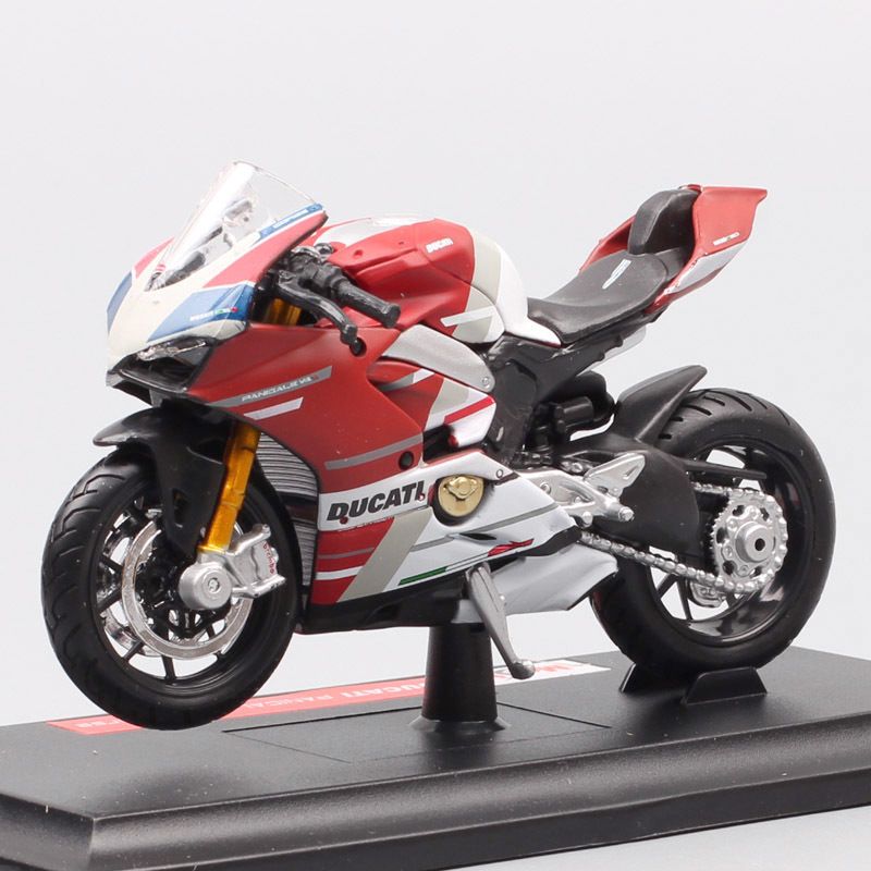 Maisto Ducati Panigale V4 S Corse Diecast 1:18 Motorcycle Model W/ Base New Gift
