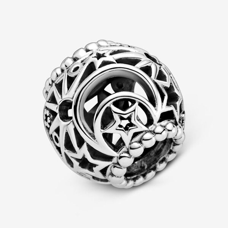 Invierno 925 Cuentas De Plata Esterlina Estrellas Encanto De 