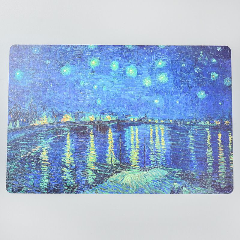 Night Over the Rhone-About 42x28cm