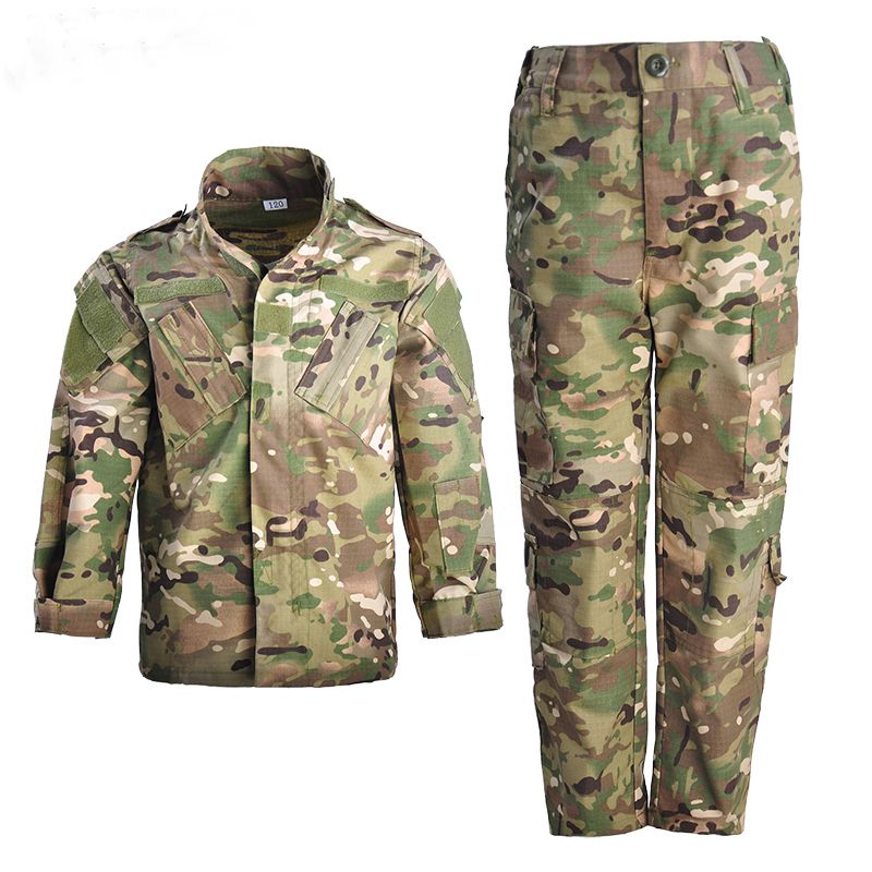 Uniforme Militar Para Entrenamiento Traje Niño Fuerza Especial Chaqueta Combate Pantalones Ejército Camuflaje Soldado Ropa Q1201 De 54,6 € | DHgate