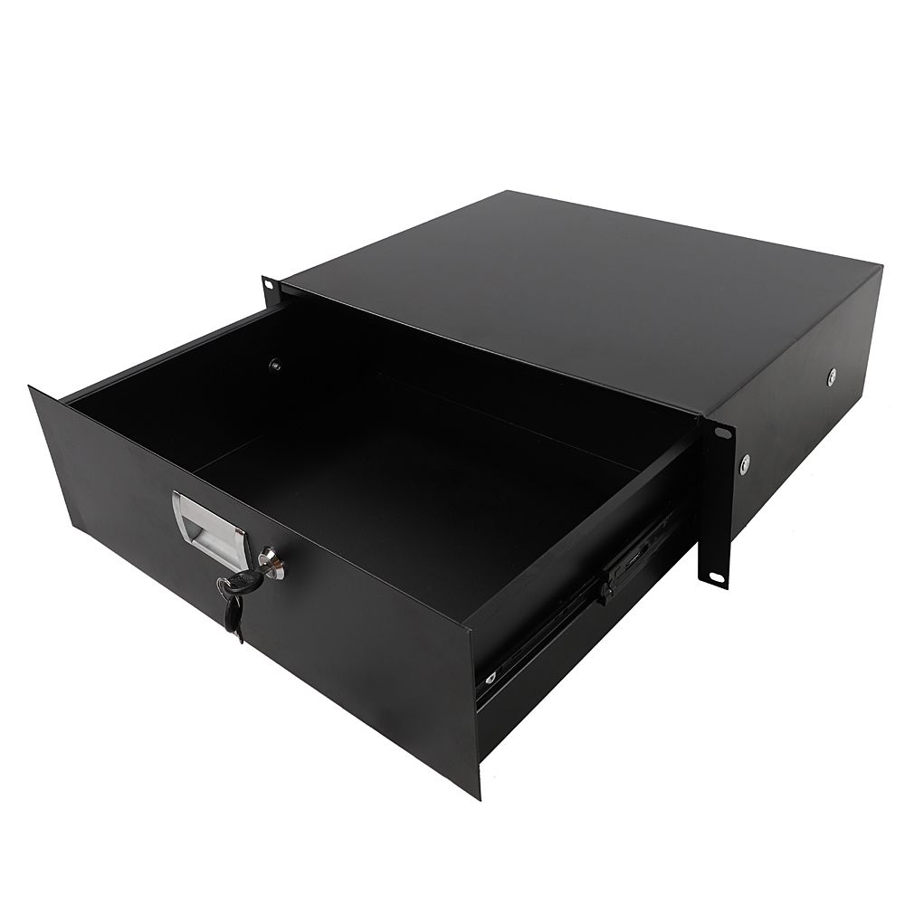 19 Inch 3U DJ Server Rack Lock Storage Cabinet Equipment Racks Lade-Module Opslag Patch Panel Data Cabinets Handvat