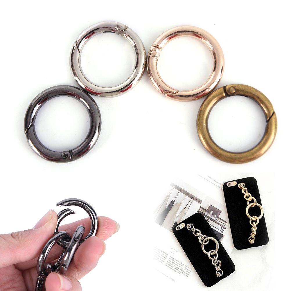 Wholesale Type Metal O Ring Openable Clap For Bags Handbag DIY Snap