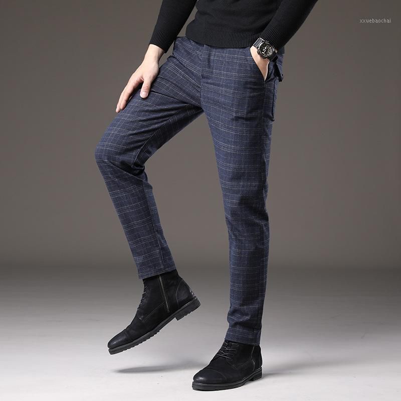 Mens Pants 21 Men Casual Stretch Slim Male Pant Straight Plaid Trousers Business Upscale Plus Size 32 36 381 From Xxuebaochai 27 96 Dhgate Com Mens Pants 21 Men Casual Stretch Slim Male Pant Straight Plaid Trousers Business Upscale Plus Size 32 36 381 From Xxuebaochai 27 96 Dhgate Com