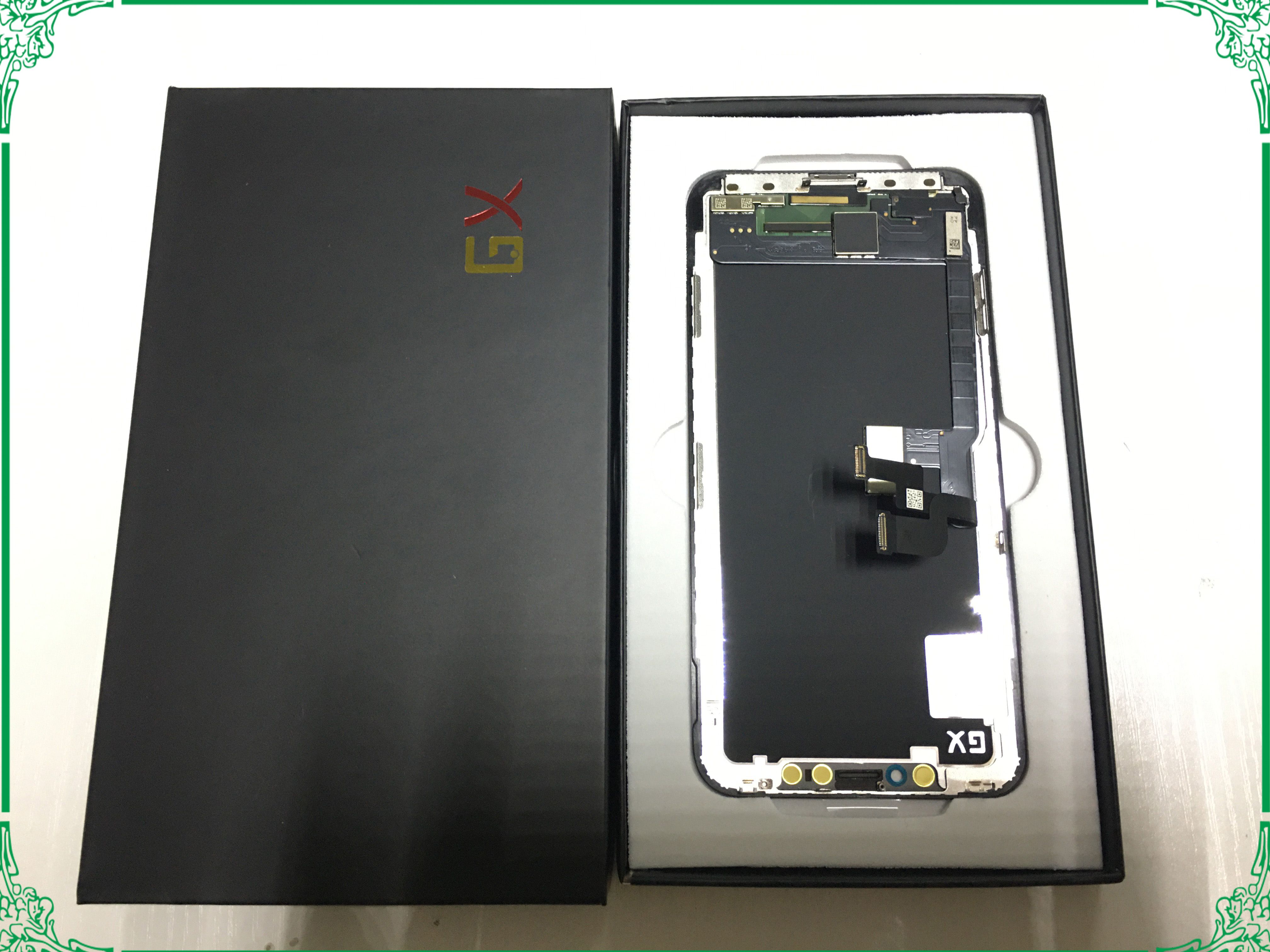 2020 GX OLED Screen With Camera Rings Hard Soft LCD Assembly For Iphone X Xs Max 11 Pro OLED