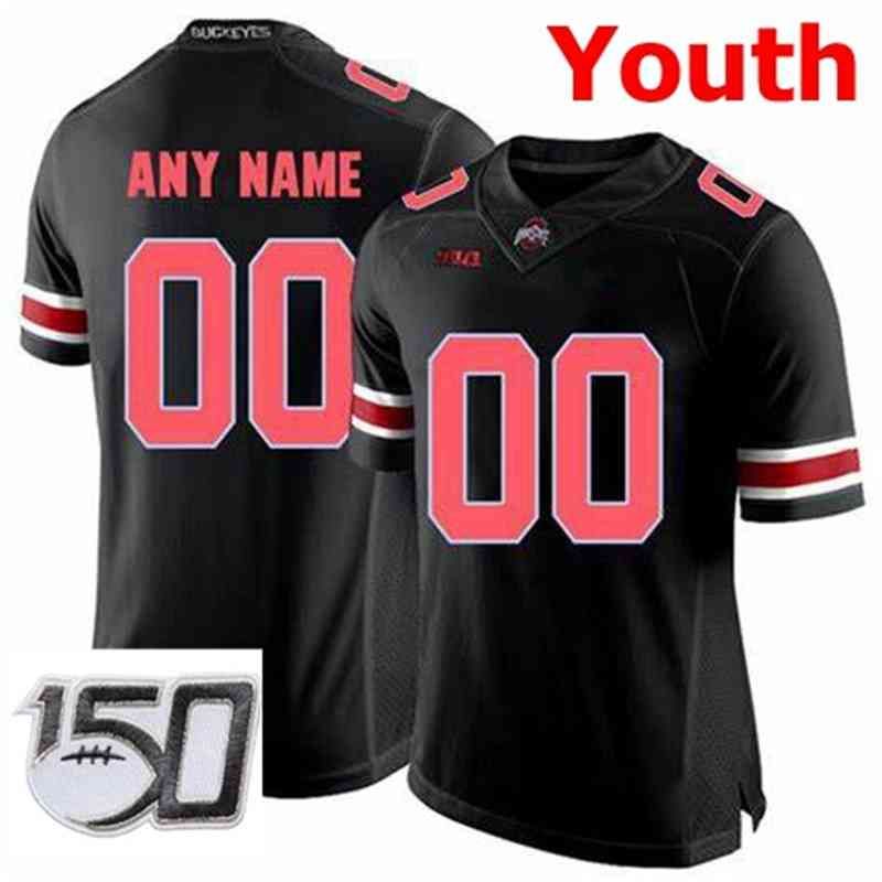 Youth Black Red with 150th Patch