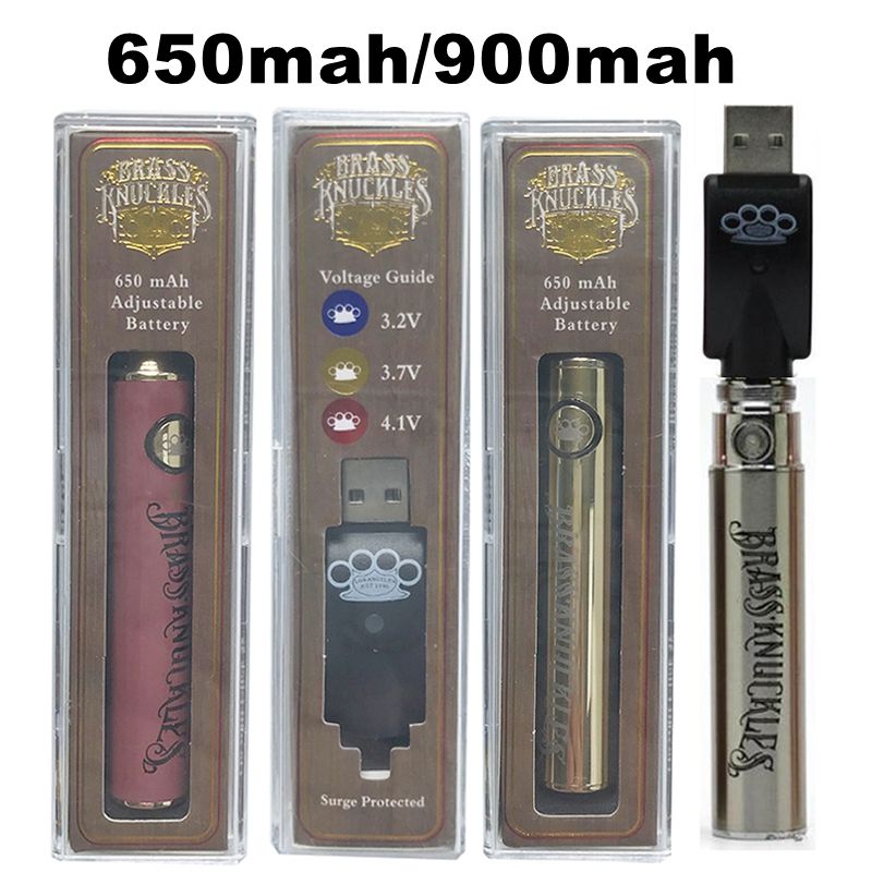 Brass Knuckles Vape Battery 650mAh Adjustable Variable Voltage E
