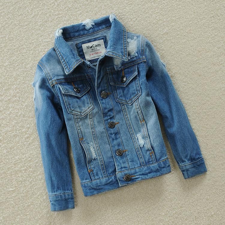Compre Chaquetas Primavera Outwear Para Ninos Y Ninas Chaqueta Denim Chaqueta Abrigo Ropa Para Ninos Ropa De Algodon Ropa Jean Bebe 2 13t A 1 Del Breadfruiter Es Dhgate Com