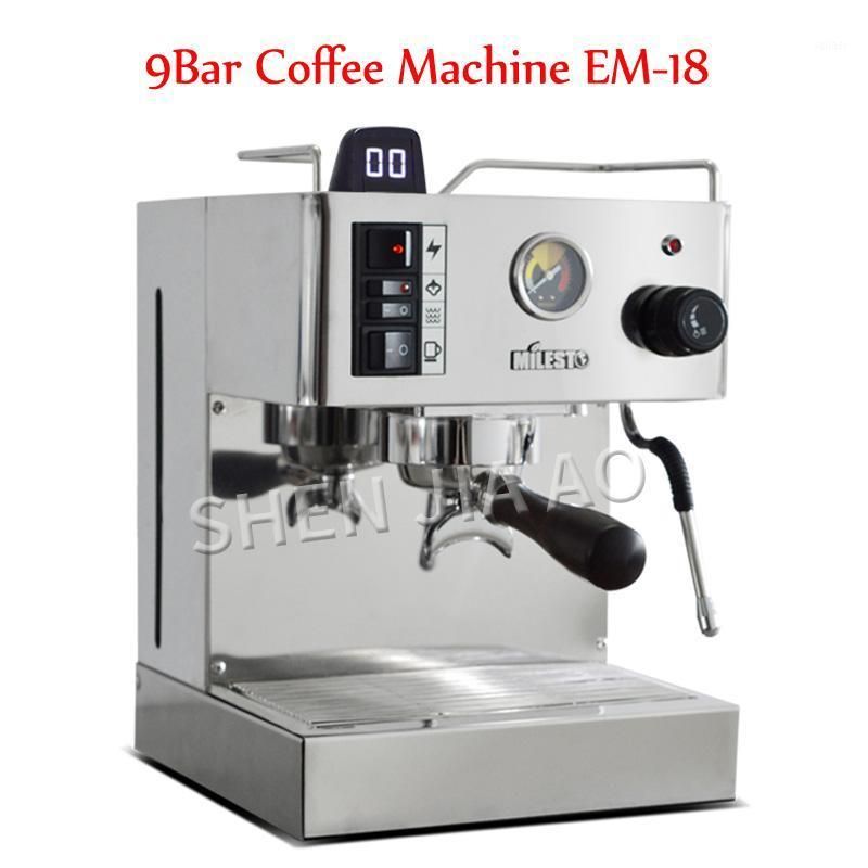 Compra 9BRA EM 18 Máquina Semi Automática Italiana Máquina De Café Espresso  Fabricante De Cafetera Con Bomba Profesional Para La Familia 220V1 Barato |  Entrega Rápida Y Calidad | Es.Dhgate